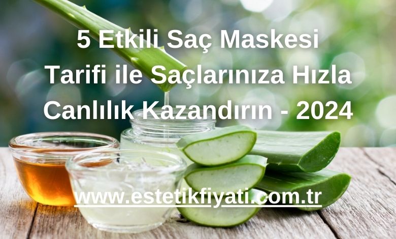Aloe Vera ve E Vitamini Nemlendirici Maske
