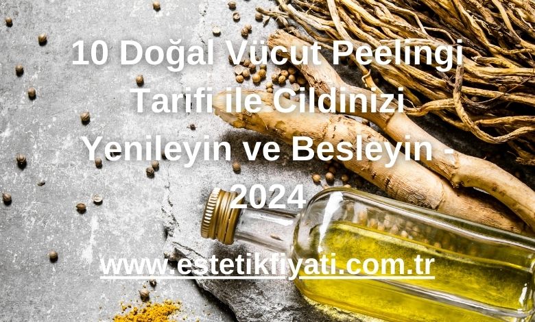 Zencefil ve Zeytin Yağı Peelingi