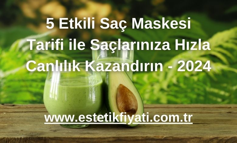 Avokado ve Yoğurt Canlandırıcı Maske