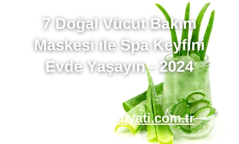 Aloe Vera ve Salatalık Maskesi