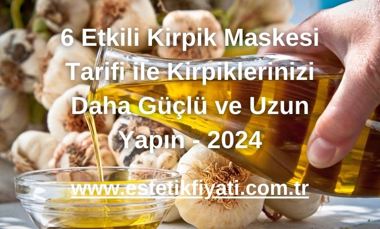 Sarımsak ve Zeytinyağı Maskesi