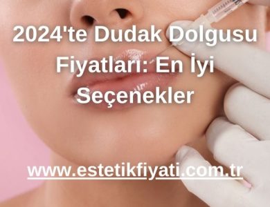 2024'te Dudak Dolgusu Fiyatları: En İyi Seçenekler