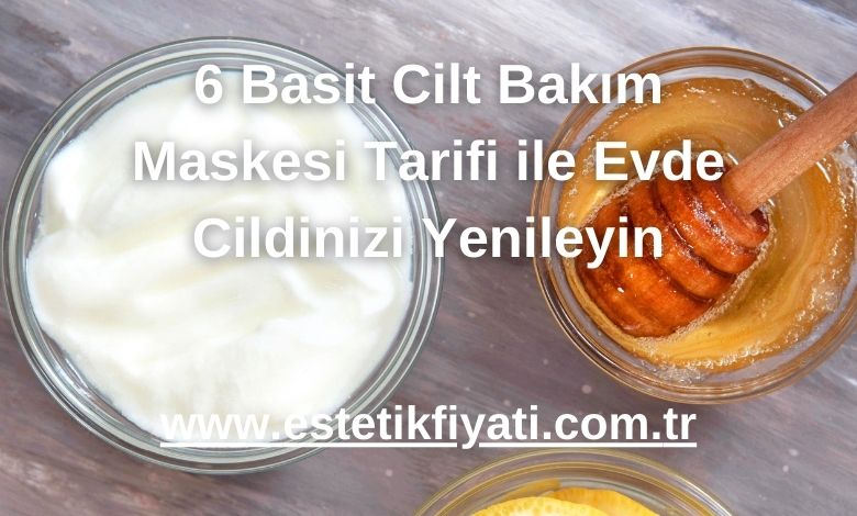 Yoğurt ve Bal Maskesi