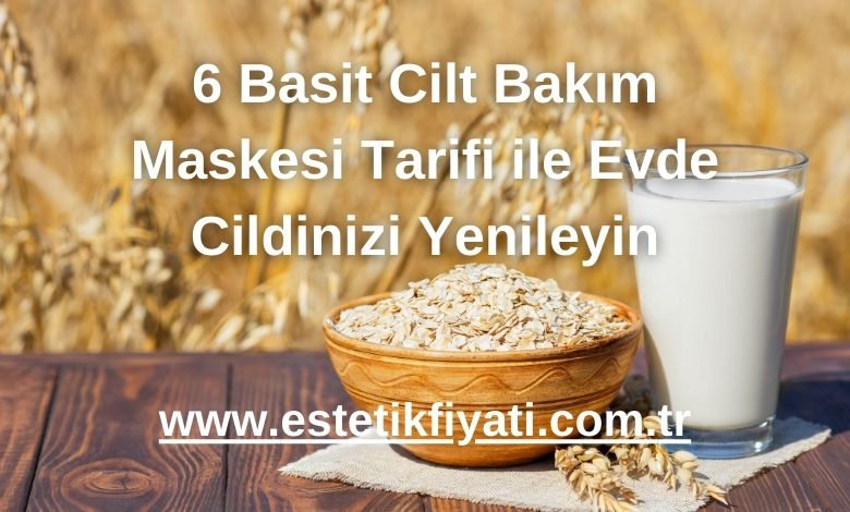 Yulaf ve Süt Maskesi