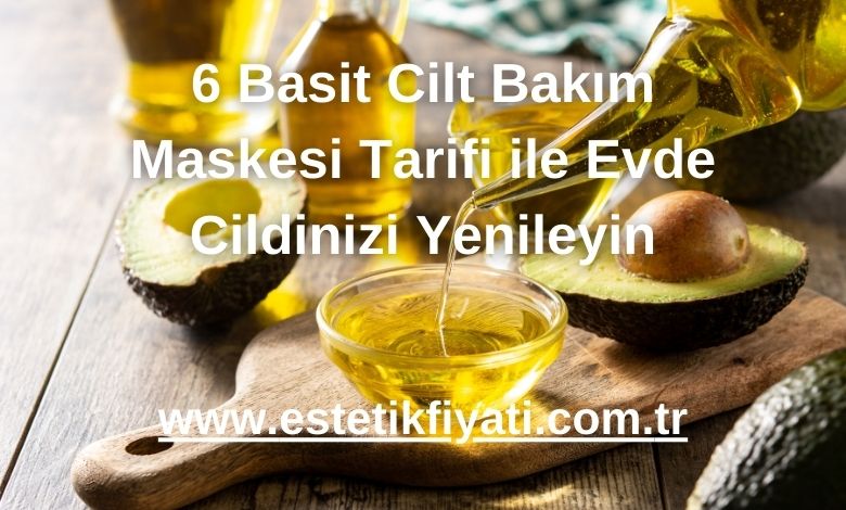 Avokado ve Zeytinyağı Maskesi