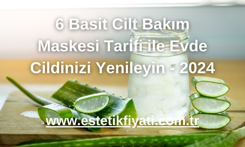 Salatalık ve Aloe Vera Maskesi