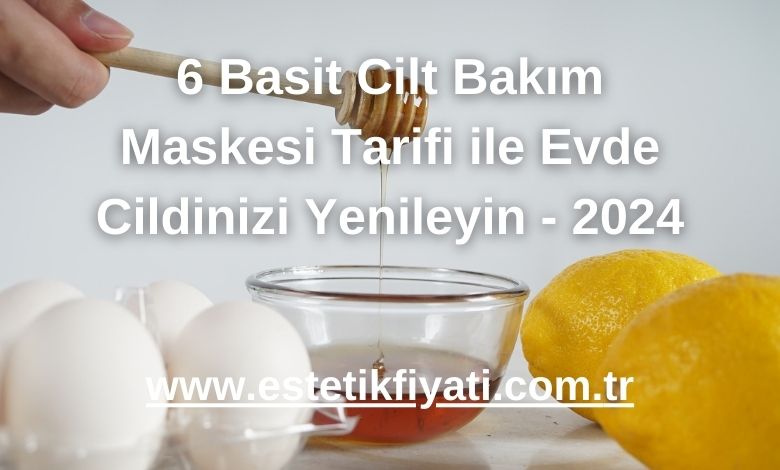 Yumurta Akı ve Limon Maskesi