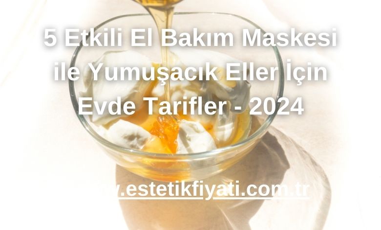 Yoğurt ve Bal Maskesi