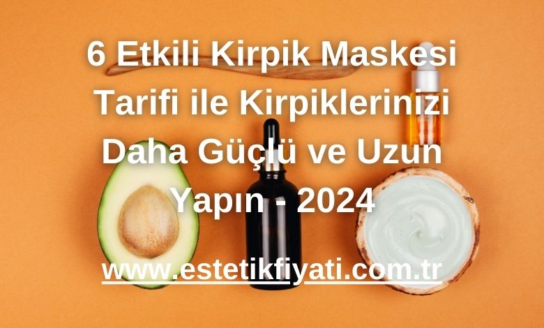 Avokado Yağı ve Bal Kirpik Maskesi