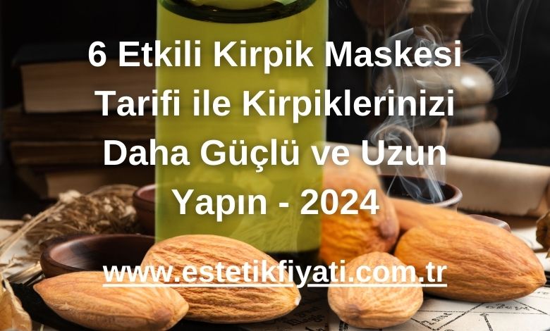 Badem Yağı ve Argan Yağı Kirpik Maskesi