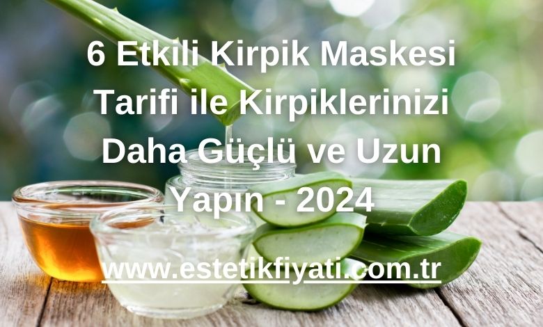 Hindistancevizi Yağı ve Aloe Vera Kirpik Maskesi