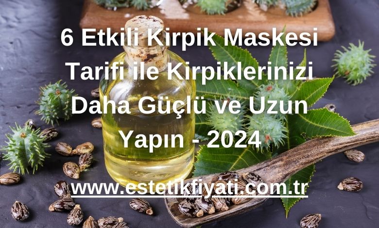 Hint Yağı ve E Vitamini Kirpik Maskesi