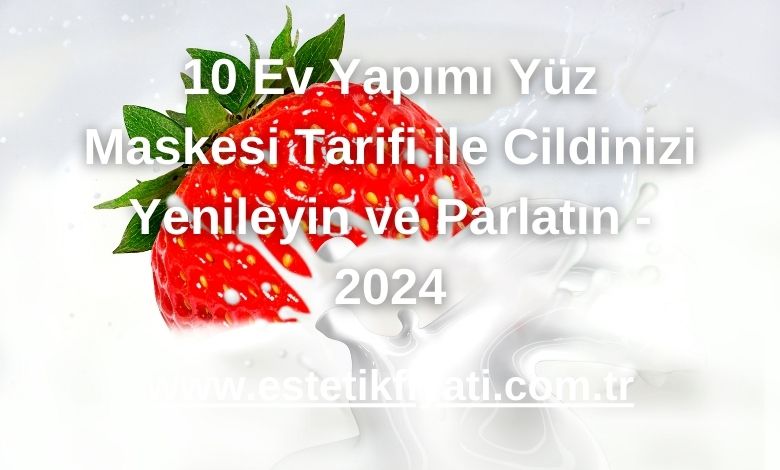 Çilek ve Yoğurt Peeling Maskesi