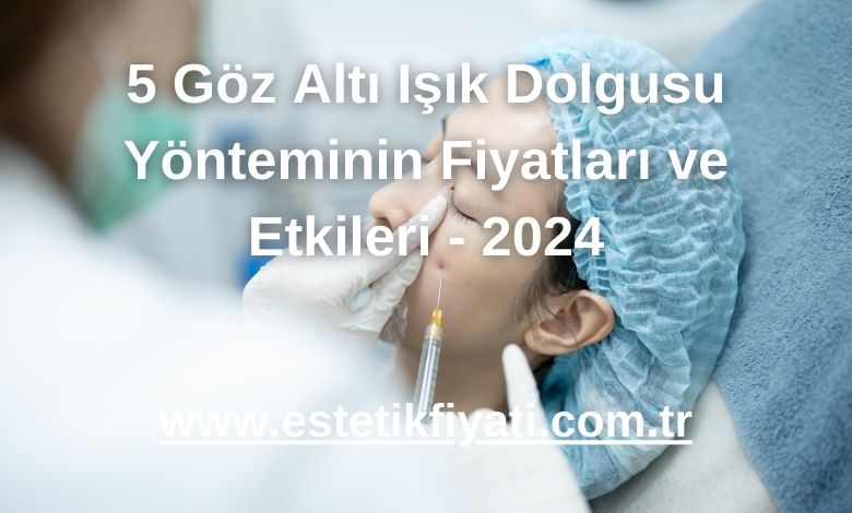 Lazer Tedavisi ile Göz Altı Işık Dolgusu